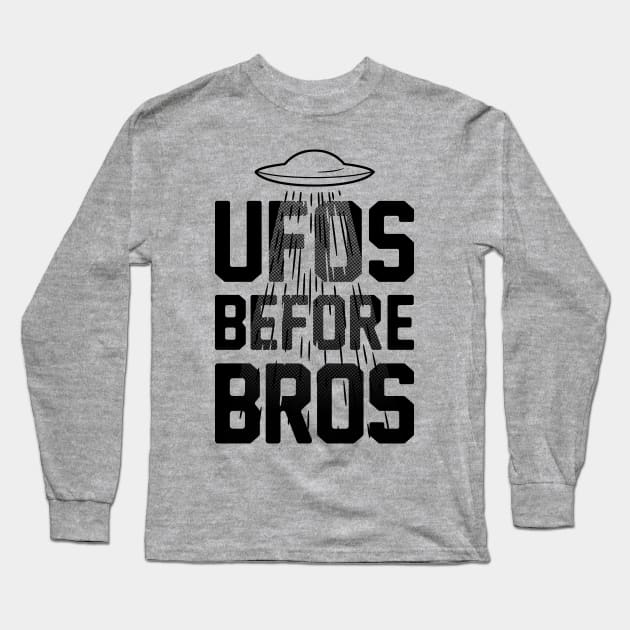 UFOs Before Bros Long Sleeve T-Shirt by goodwordsco